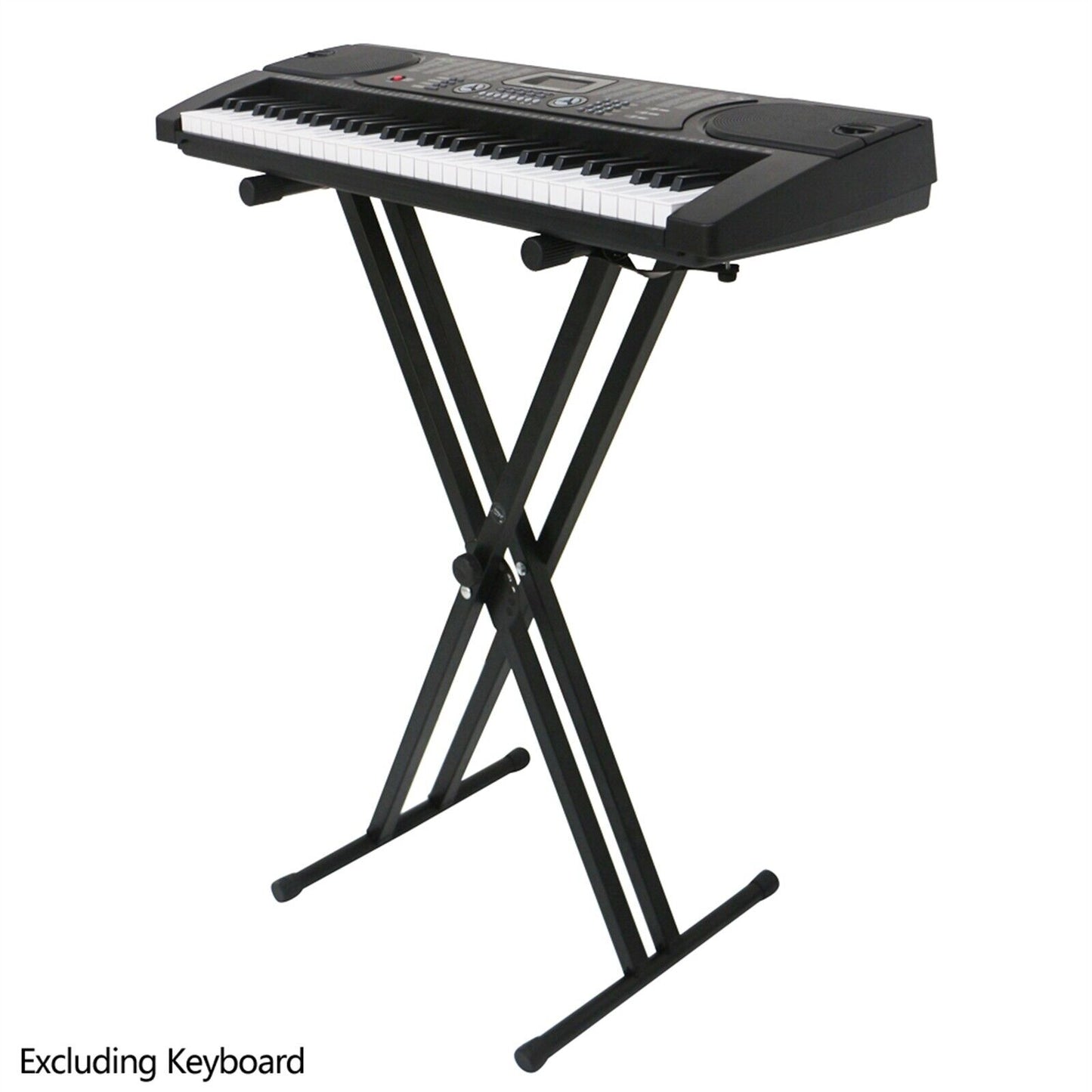 Keyboard Stand Dual-tube X-Shape Black Foldable Height Adjustable Fast Delivery