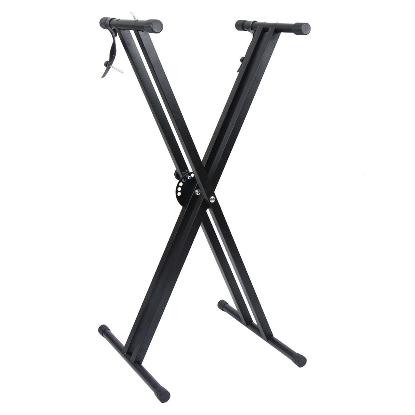 Keyboard Stand Dual-tube X-Shape Black Foldable Height Adjustable Fast Delivery